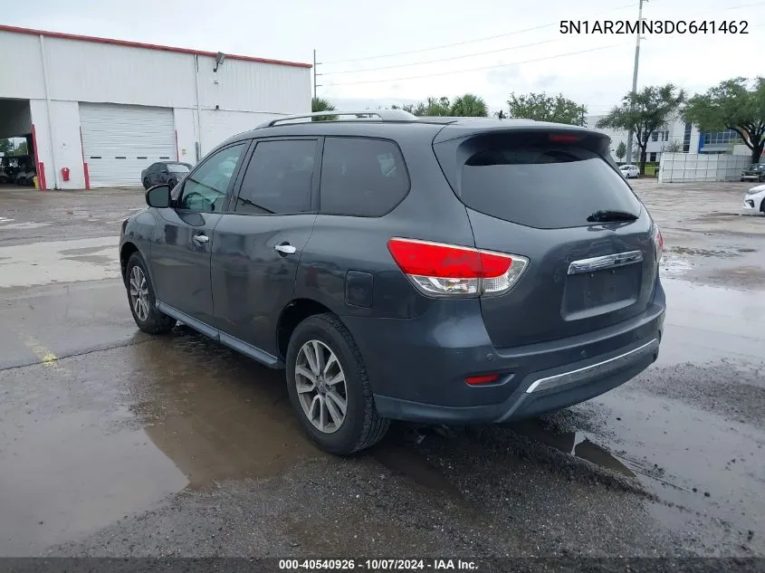 2013 Nissan Pathfinder Sv VIN: 5N1AR2MN3DC641462 Lot: 40540926