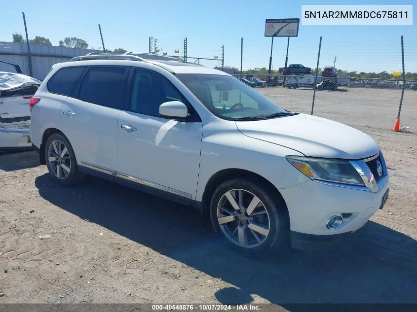 2013 Nissan Pathfinder Platinum VIN: 5N1AR2MM8DC675811 Lot: 40548876