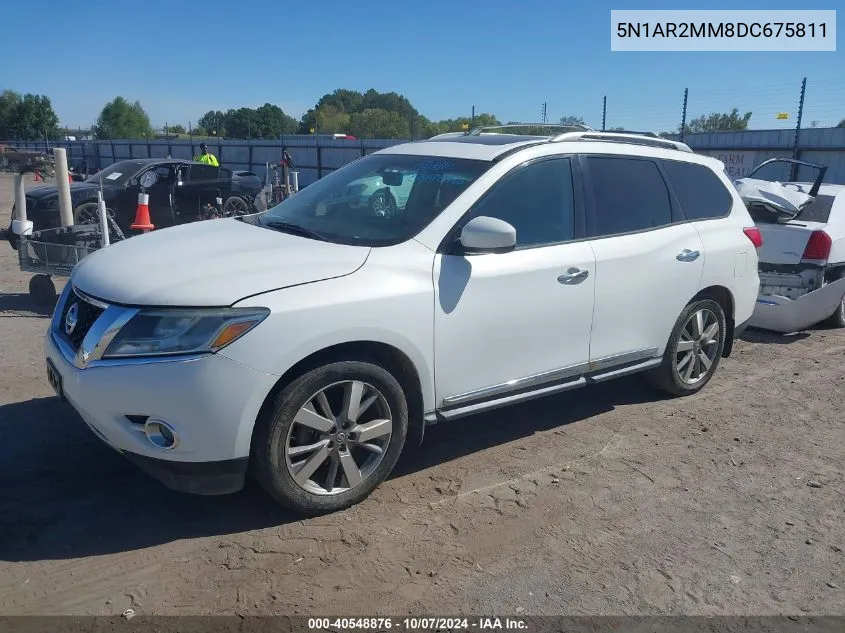 2013 Nissan Pathfinder Platinum VIN: 5N1AR2MM8DC675811 Lot: 40548876