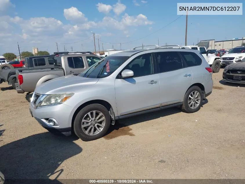 2013 Nissan Pathfinder Sl VIN: 5N1AR2MN7DC612207 Lot: 40550339