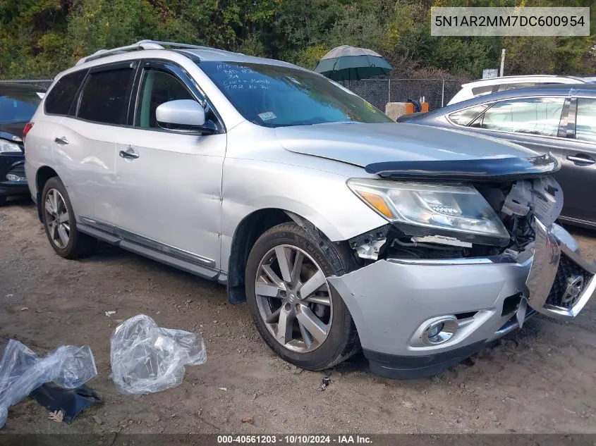 2013 Nissan Pathfinder Platinum VIN: 5N1AR2MM7DC600954 Lot: 40561203