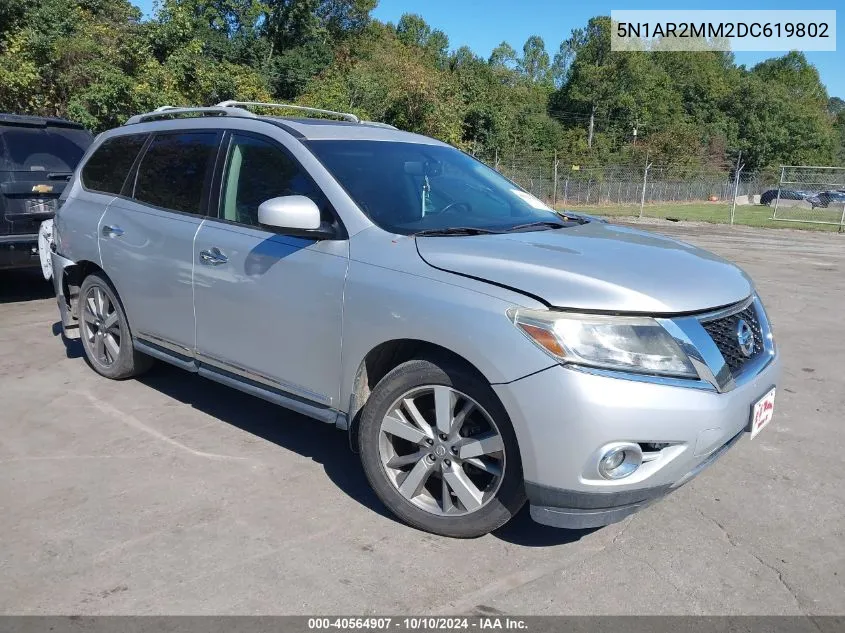 2013 Nissan Pathfinder Platinum VIN: 5N1AR2MM2DC619802 Lot: 40564907