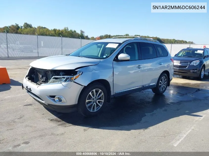 2013 Nissan Pathfinder Sl VIN: 5N1AR2MM6DC606244 Lot: 40568806