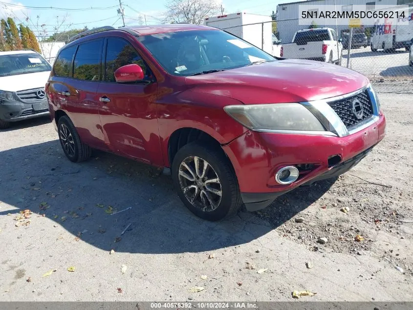 2013 Nissan Pathfinder Sv VIN: 5N1AR2MM5DC656214 Lot: 40575392