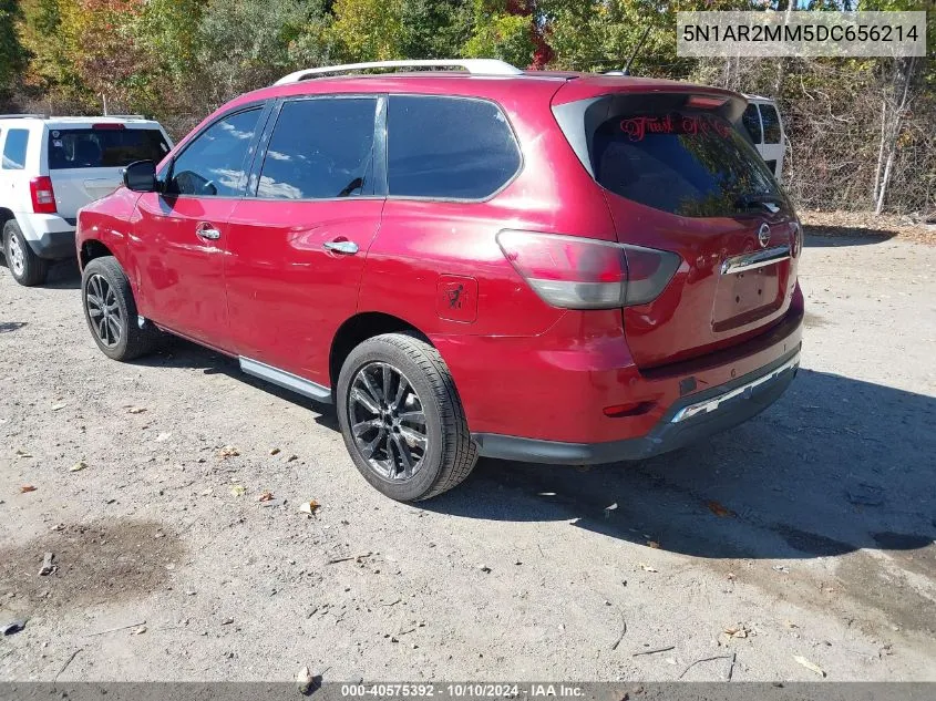 2013 Nissan Pathfinder Sv VIN: 5N1AR2MM5DC656214 Lot: 40575392