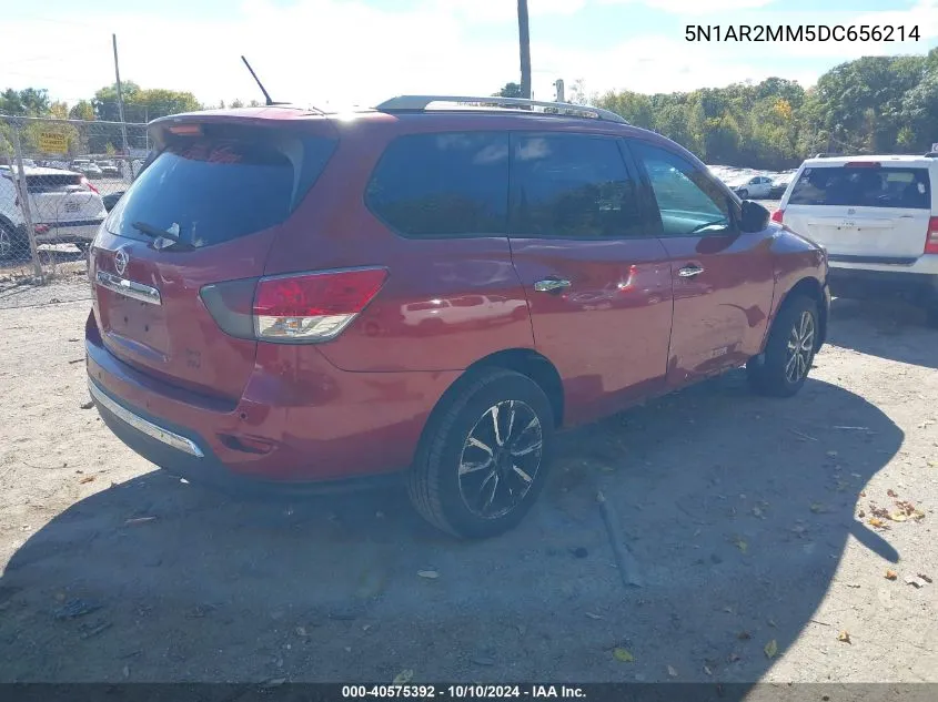 2013 Nissan Pathfinder Sv VIN: 5N1AR2MM5DC656214 Lot: 40575392