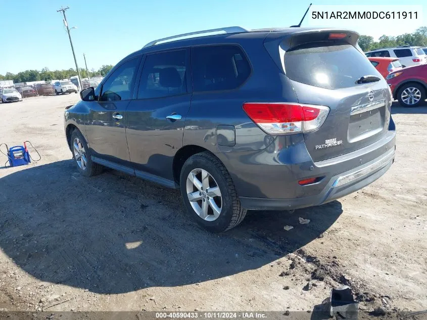 5N1AR2MM0DC611911 2013 Nissan Pathfinder Sv