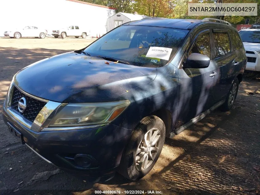 2013 Nissan Pathfinder Sv VIN: 5N1AR2MM6DC604297 Lot: 40590676