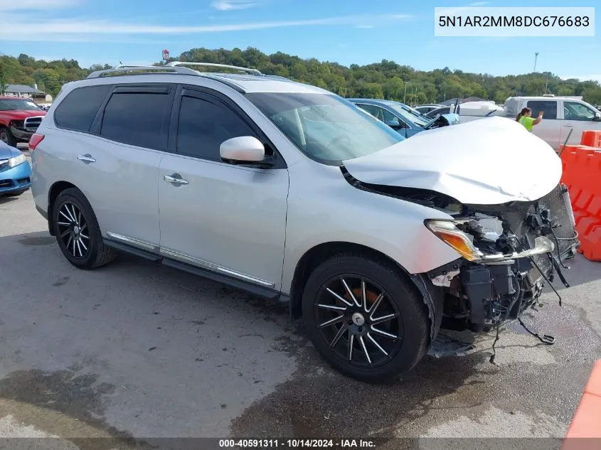 2013 Nissan Pathfinder Platinum VIN: 5N1AR2MM8DC676683 Lot: 40591311