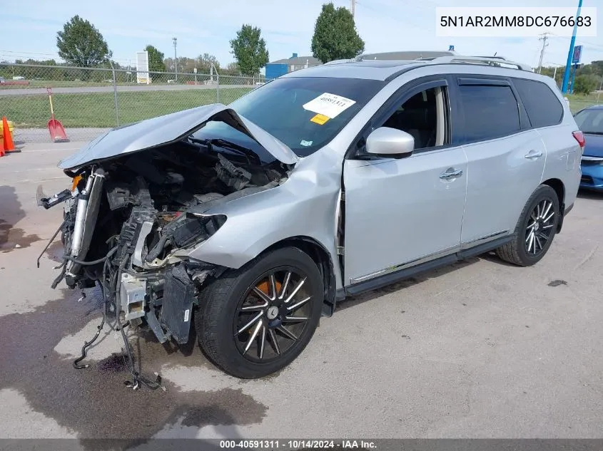 2013 Nissan Pathfinder Platinum VIN: 5N1AR2MM8DC676683 Lot: 40591311