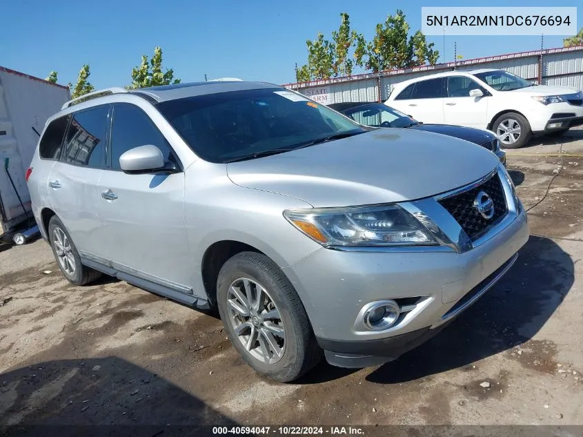 2013 Nissan Pathfinder Sl VIN: 5N1AR2MN1DC676694 Lot: 40594047