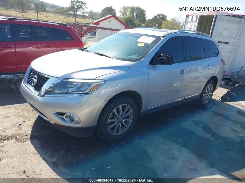 2013 Nissan Pathfinder Sl VIN: 5N1AR2MN1DC676694 Lot: 40594047