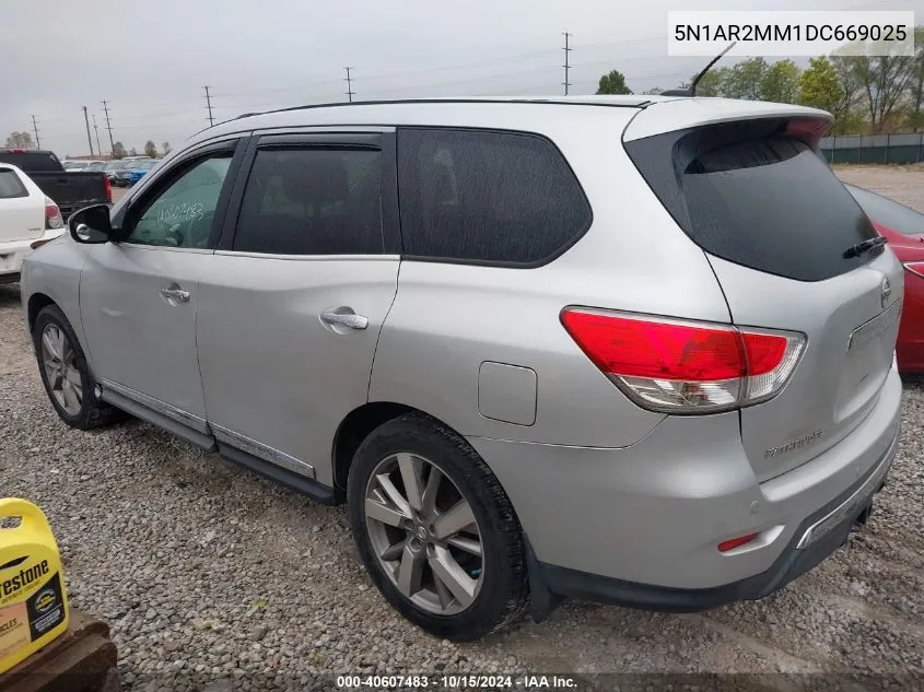 2013 Nissan Pathfinder Platinum VIN: 5N1AR2MM1DC669025 Lot: 40607483