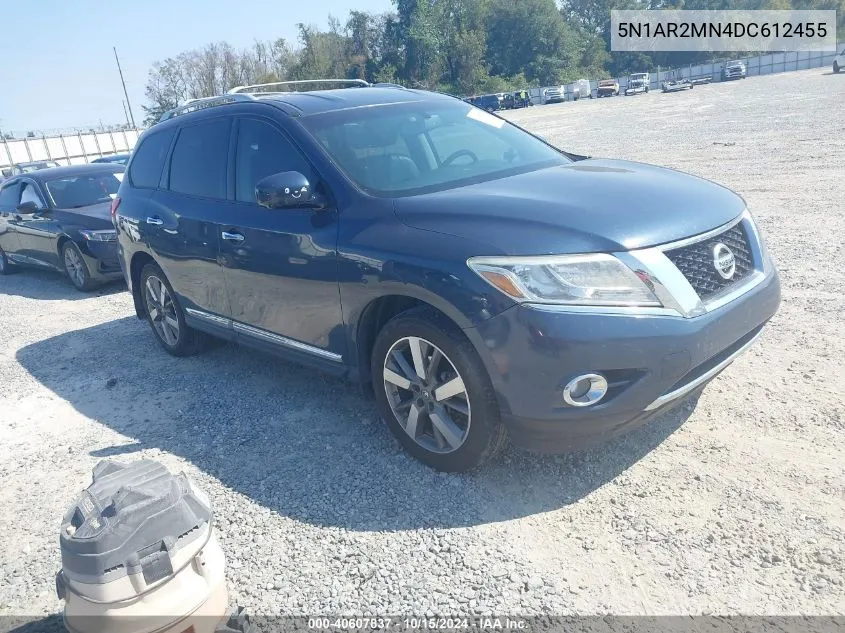 2013 Nissan Pathfinder Platinum VIN: 5N1AR2MN4DC612455 Lot: 40607837