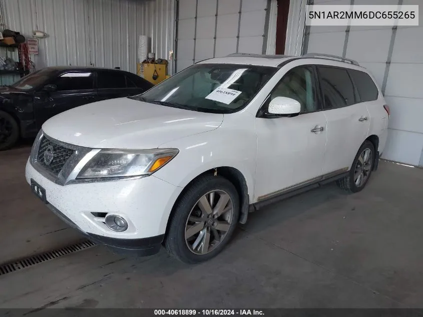 2013 Nissan Pathfinder Platinum VIN: 5N1AR2MM6DC655265 Lot: 40618899