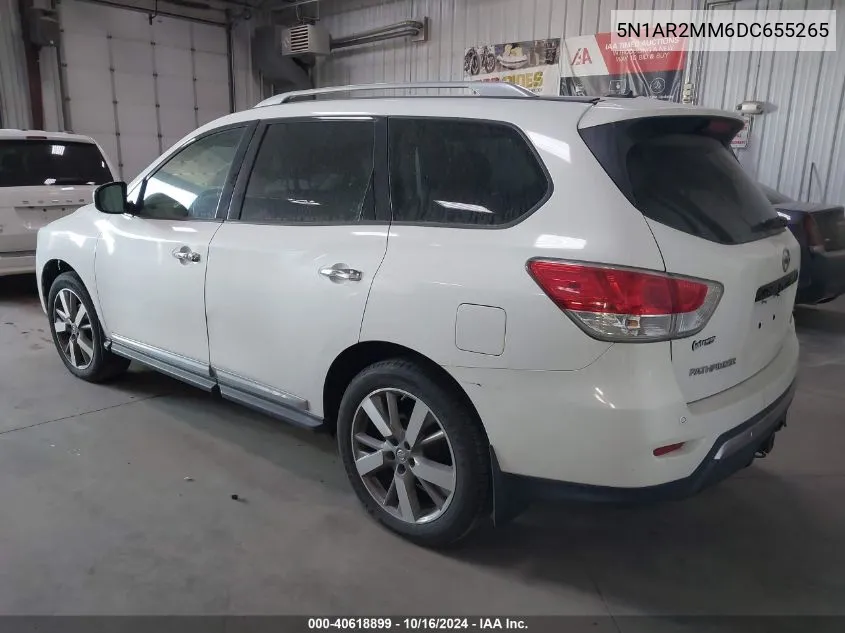 2013 Nissan Pathfinder Platinum VIN: 5N1AR2MM6DC655265 Lot: 40618899