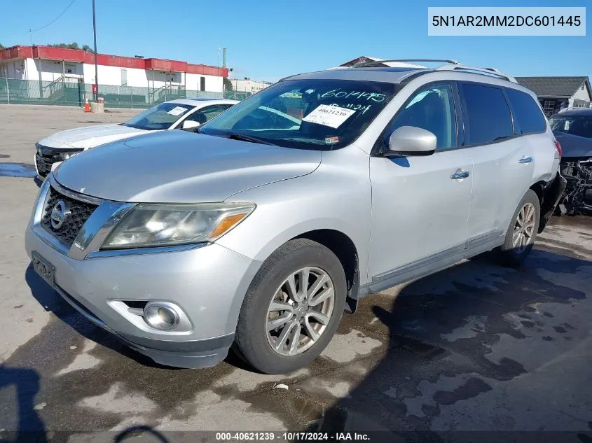 2013 Nissan Pathfinder Sl VIN: 5N1AR2MM2DC601445 Lot: 40621239