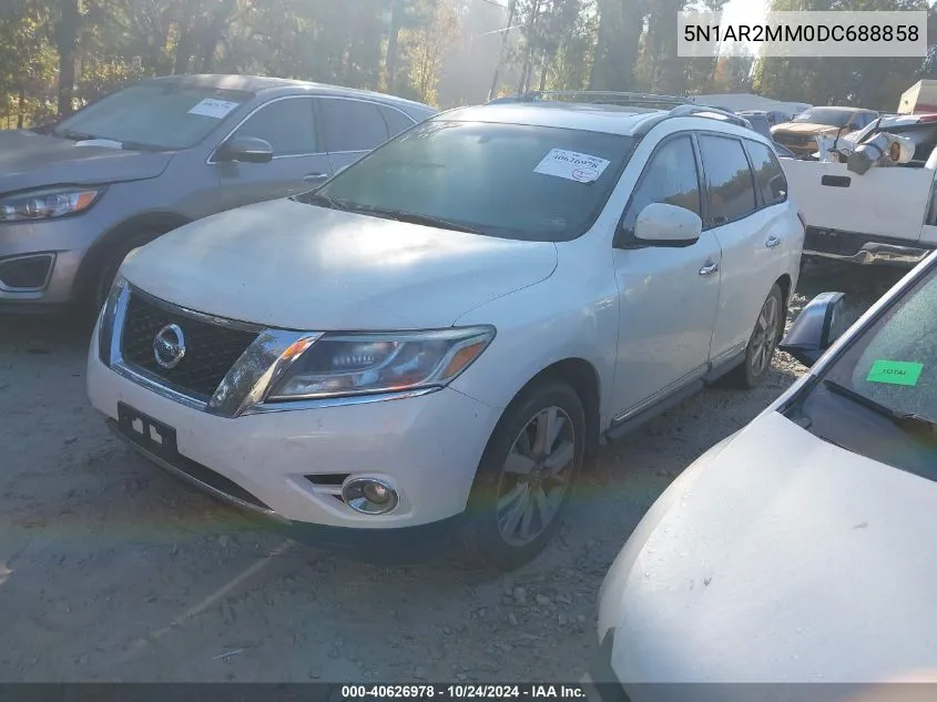 2013 Nissan Pathfinder Platinum VIN: 5N1AR2MM0DC688858 Lot: 40626978