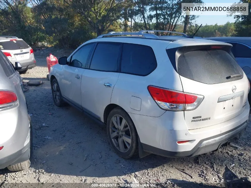 2013 Nissan Pathfinder Platinum VIN: 5N1AR2MM0DC688858 Lot: 40626978