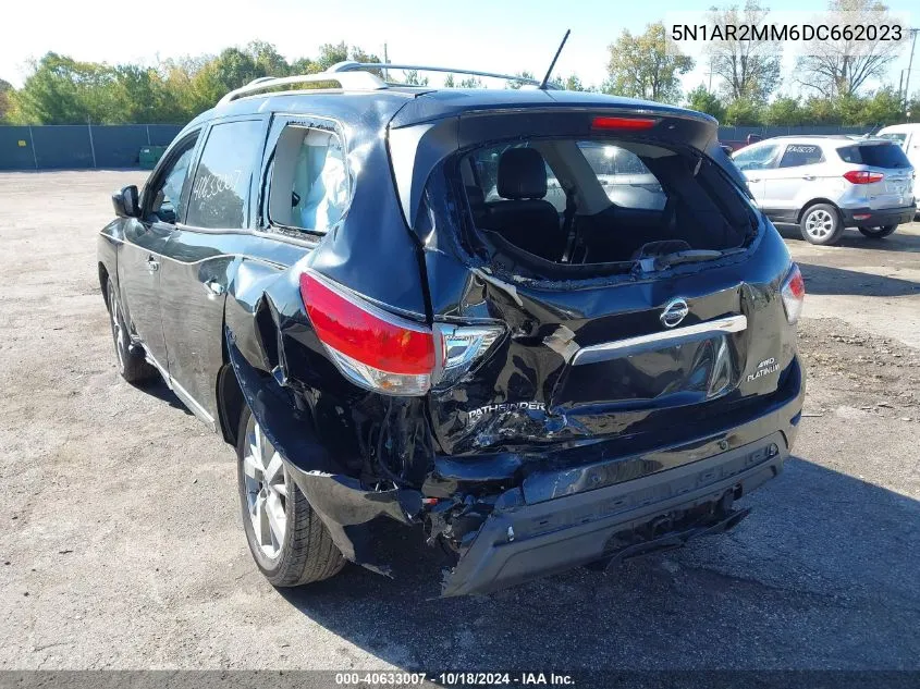 2013 Nissan Pathfinder Platinum VIN: 5N1AR2MM6DC662023 Lot: 40633007