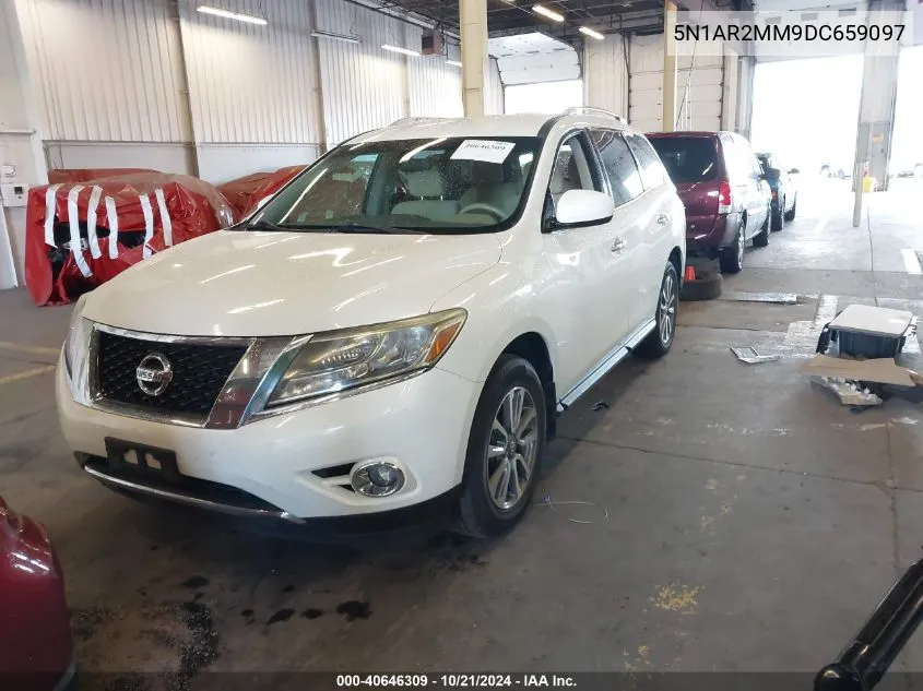 2013 Nissan Pathfinder Sv VIN: 5N1AR2MM9DC659097 Lot: 40646309