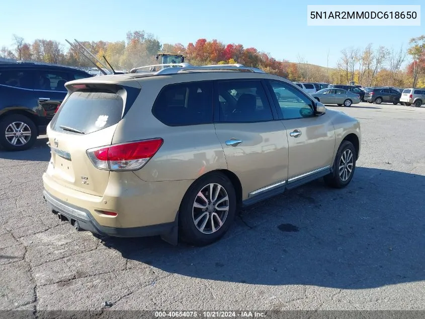 2013 Nissan Pathfinder Platinum/S/Sl/Sv VIN: 5N1AR2MM0DC618650 Lot: 40654075