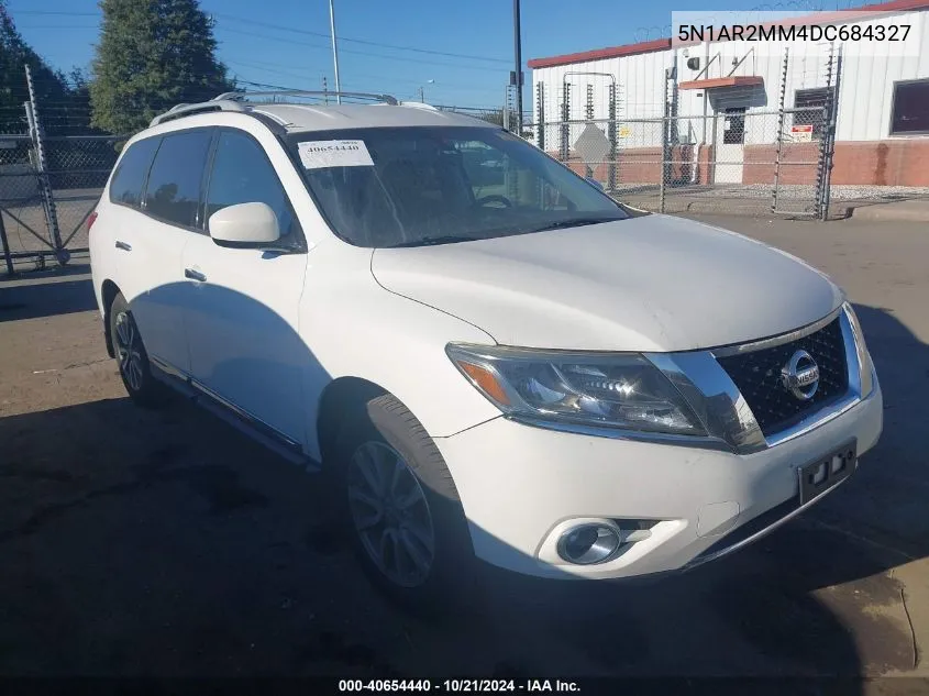 2013 Nissan Pathfinder Sl VIN: 5N1AR2MM4DC684327 Lot: 40654440