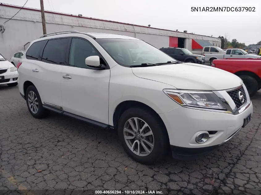 2013 Nissan Pathfinder Sl VIN: 5N1AR2MN7DC637902 Lot: 40656294