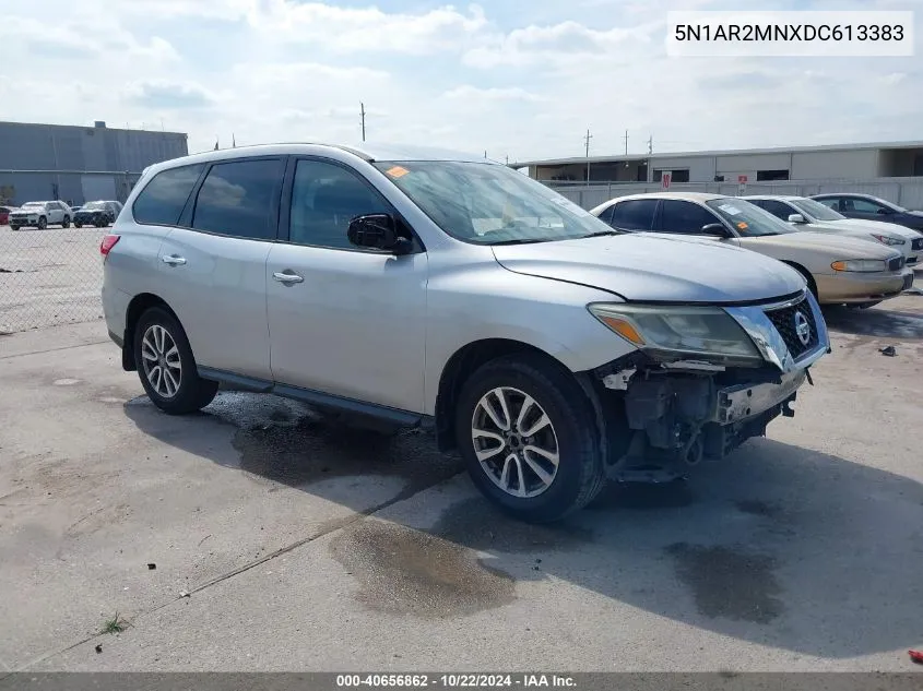 2013 Nissan Pathfinder S VIN: 5N1AR2MNXDC613383 Lot: 40656862