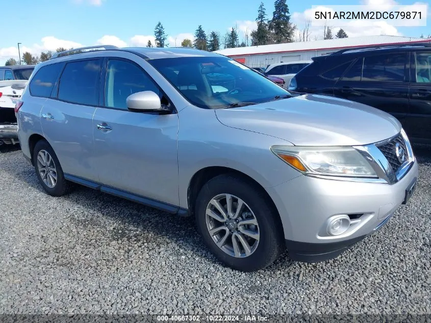 2013 Nissan Pathfinder Sv VIN: 5N1AR2MM2DC679871 Lot: 40667302