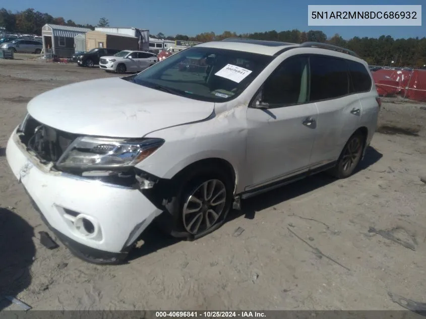 5N1AR2MN8DC686932 2013 Nissan Pathfinder Sl