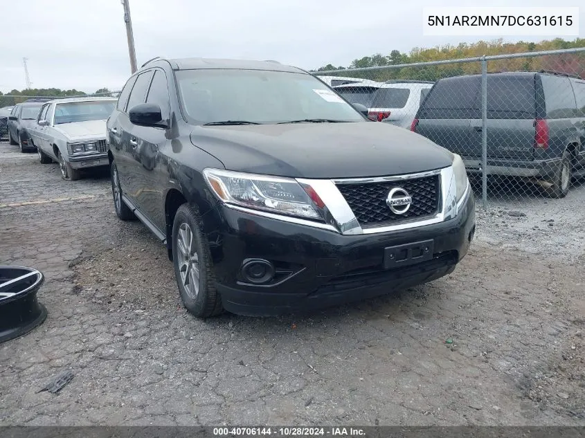 2013 Nissan Pathfinder Sv VIN: 5N1AR2MN7DC631615 Lot: 40706144