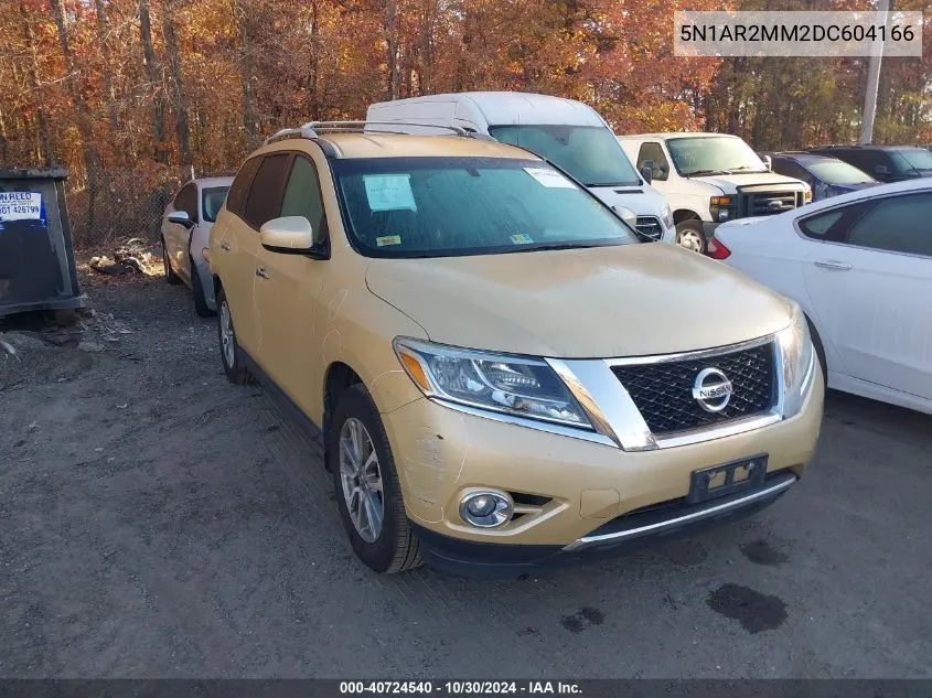 5N1AR2MM2DC604166 2013 Nissan Pathfinder Sv