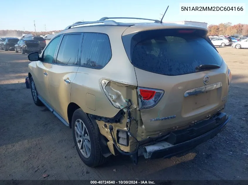 5N1AR2MM2DC604166 2013 Nissan Pathfinder Sv