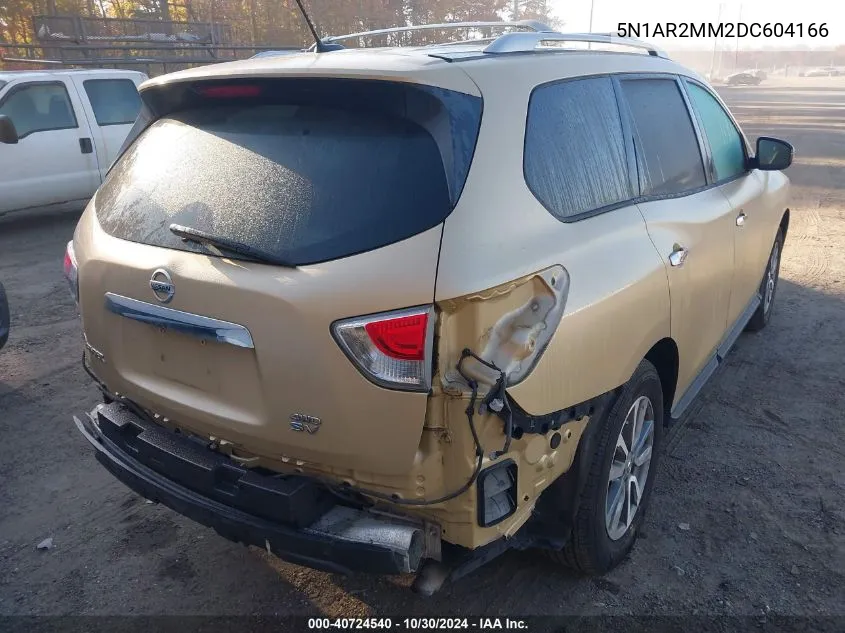 5N1AR2MM2DC604166 2013 Nissan Pathfinder Sv