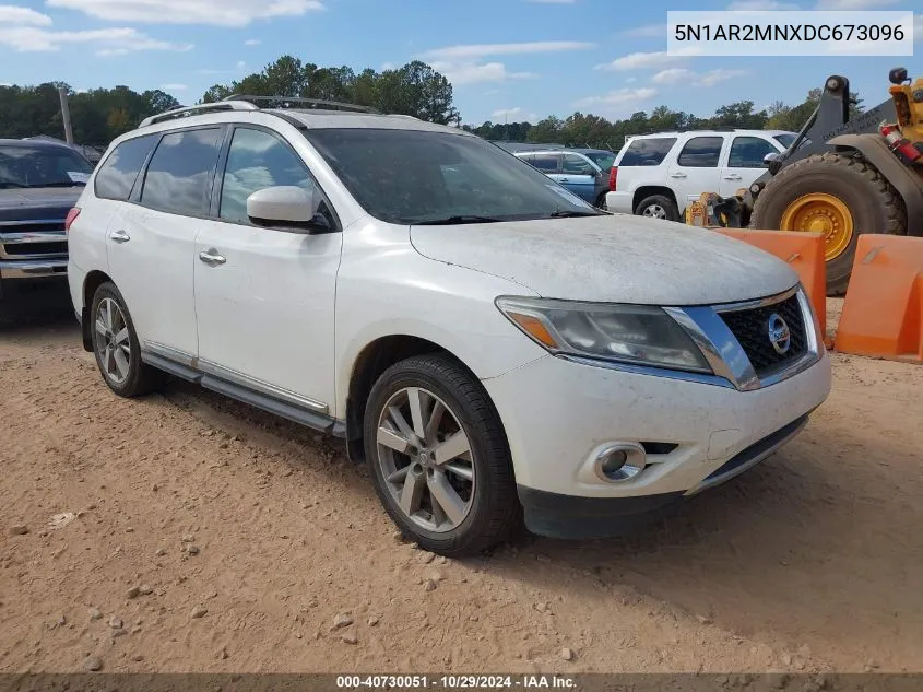 2013 Nissan Pathfinder Platinum VIN: 5N1AR2MNXDC673096 Lot: 40730051