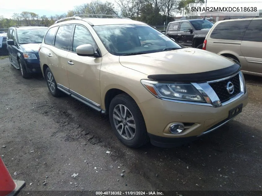 2013 Nissan Pathfinder Sl VIN: 5N1AR2MMXDC618638 Lot: 40738352