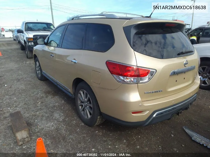 2013 Nissan Pathfinder Sl VIN: 5N1AR2MMXDC618638 Lot: 40738352