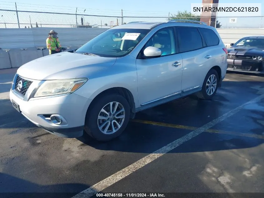 5N1AR2MN2DC621820 2013 Nissan Pathfinder Sl