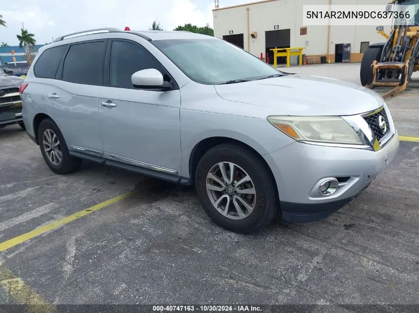 2013 Nissan Pathfinder Sl VIN: 5N1AR2MN9DC637366 Lot: 40747163