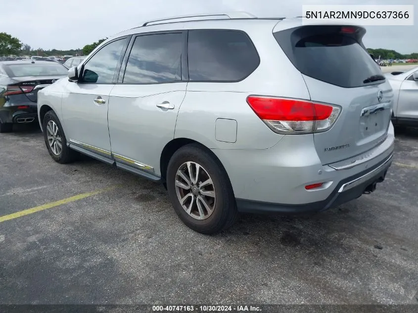 2013 Nissan Pathfinder Sl VIN: 5N1AR2MN9DC637366 Lot: 40747163