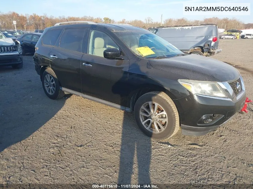 2013 Nissan Pathfinder Sv VIN: 5N1AR2MM5DC640546 Lot: 40775610