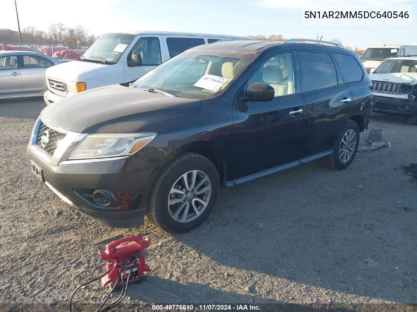 2013 Nissan Pathfinder Sv VIN: 5N1AR2MM5DC640546 Lot: 40775610