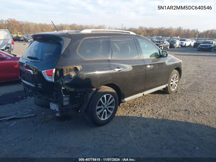 2013 Nissan Pathfinder Sv VIN: 5N1AR2MM5DC640546 Lot: 40775610