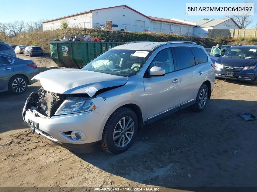 2013 Nissan Pathfinder Sl VIN: 5N1AR2MM7DC640497 Lot: 40798743