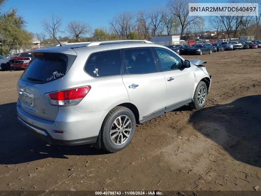 2013 Nissan Pathfinder Sl VIN: 5N1AR2MM7DC640497 Lot: 40798743