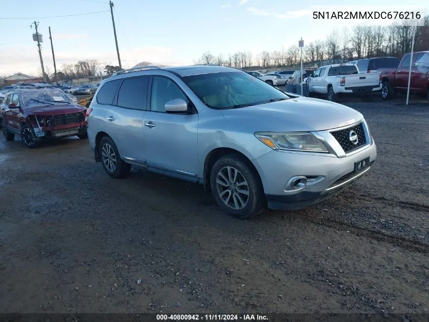 2013 Nissan Pathfinder S/Sv/Sl/Platinum VIN: 5N1AR2MMXDC676216 Lot: 40800942