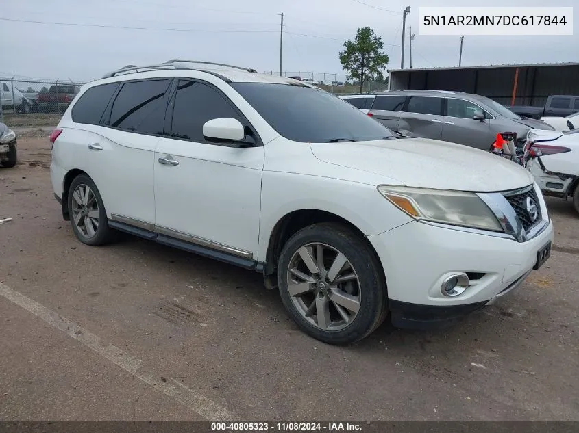 2013 Nissan Pathfinder Platinum VIN: 5N1AR2MN7DC617844 Lot: 40805323