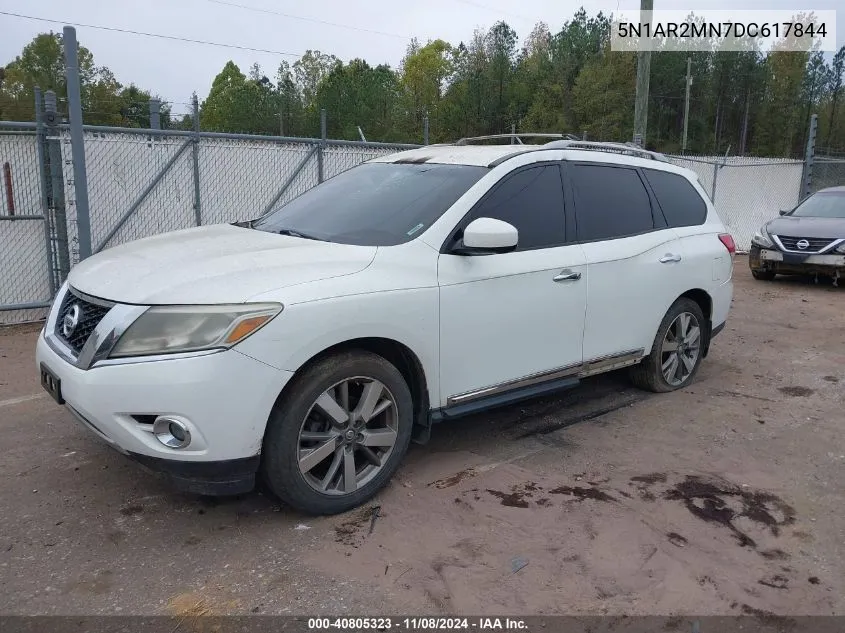 2013 Nissan Pathfinder Platinum VIN: 5N1AR2MN7DC617844 Lot: 40805323