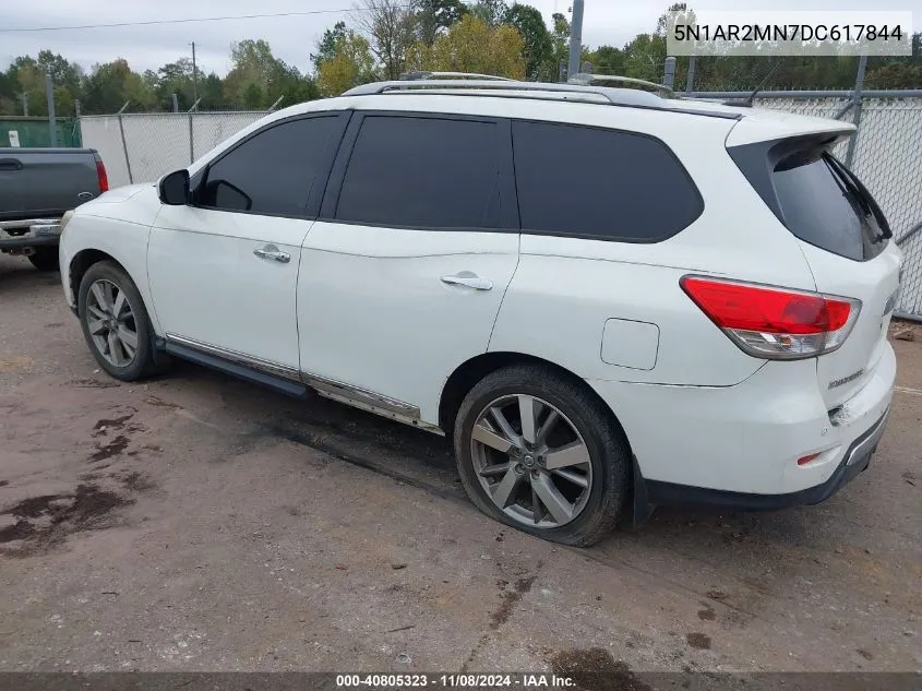 2013 Nissan Pathfinder Platinum VIN: 5N1AR2MN7DC617844 Lot: 40805323